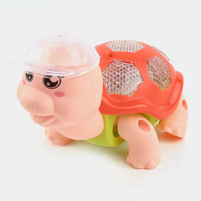 ELECTRIC WALKING TORTOISE WITH LIGHT & MUSIC FOR KIDS