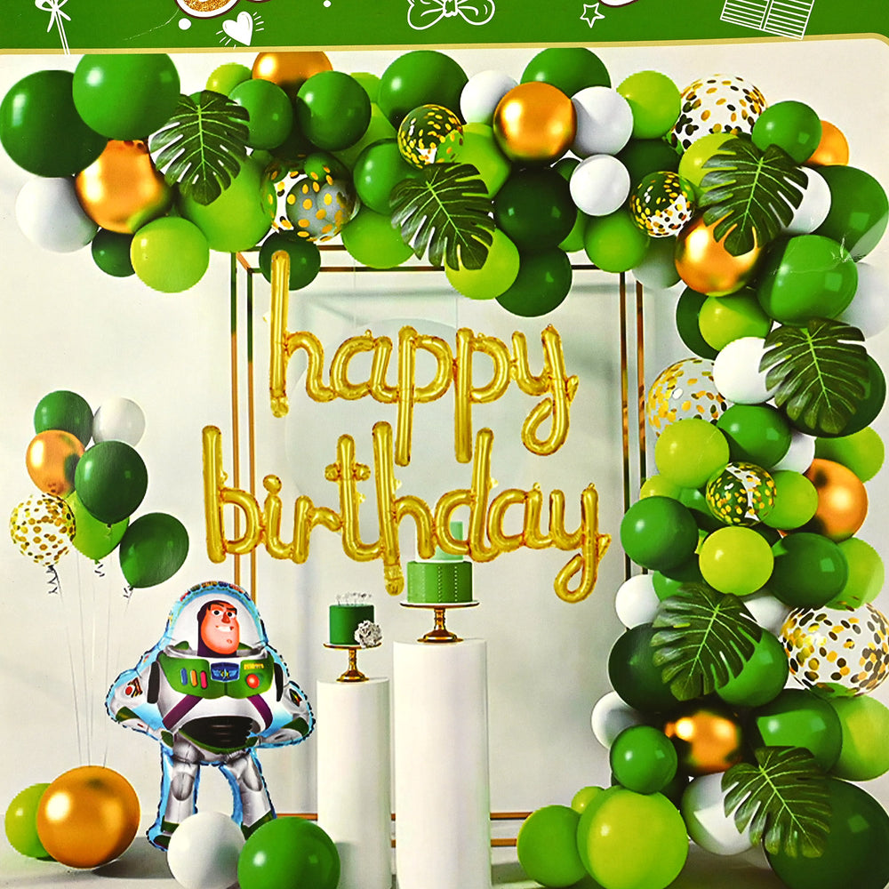 Character Theme Balloons HBD Party Decorations