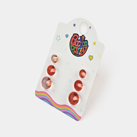 Fancy 3 Pair Stud Earring for Girls