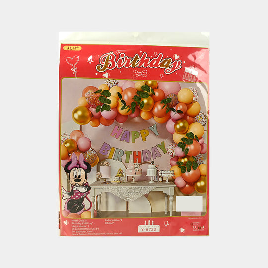 Character Theme Balloons HBD Party Decorations