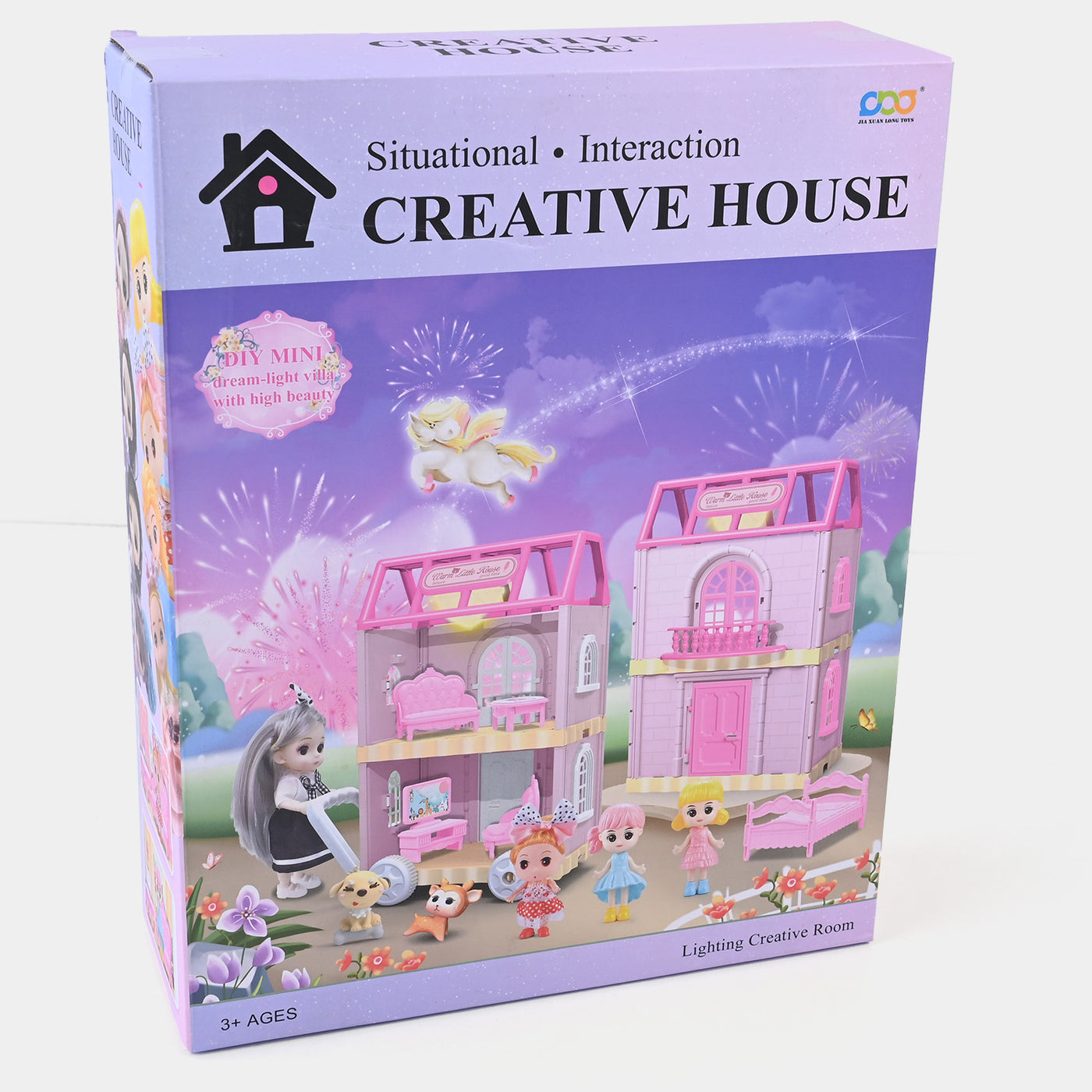 DIY Doll House Villa Set For Kids