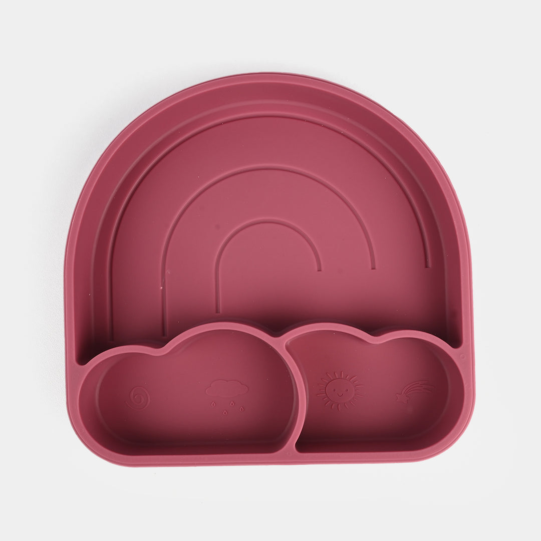 Baby Silicone Plate with Spoon & Fork