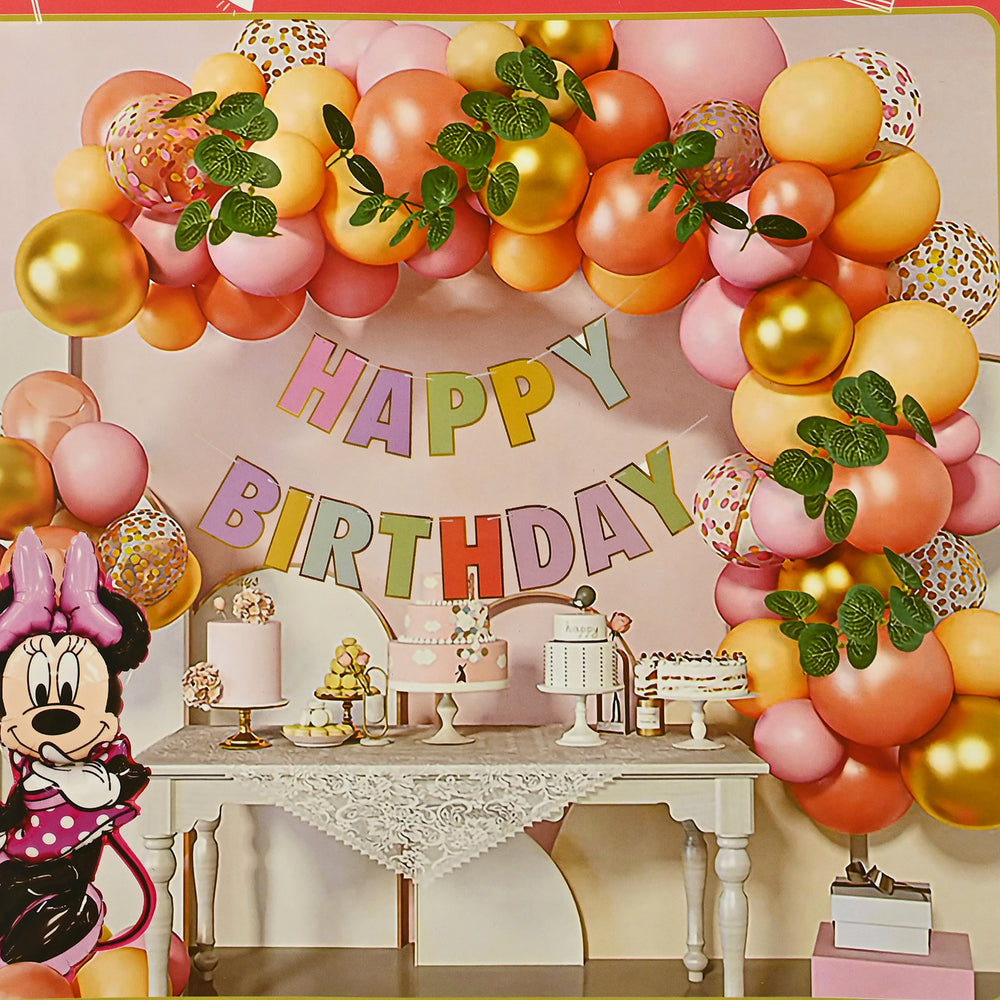 Character Theme Balloons HBD Party Decorations