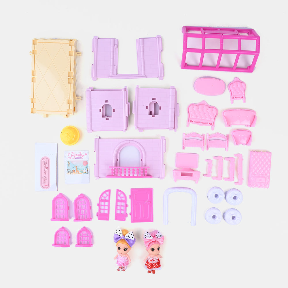 DIY Doll House Villa Set For Kids