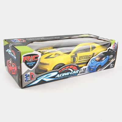 Remote Control Racing Car 3D Light For Kids