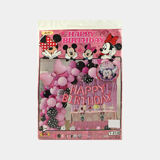 Character Theme Balloons HBD Party Decorations