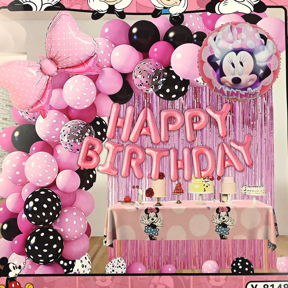 Character Theme Balloons HBD Party Decorations