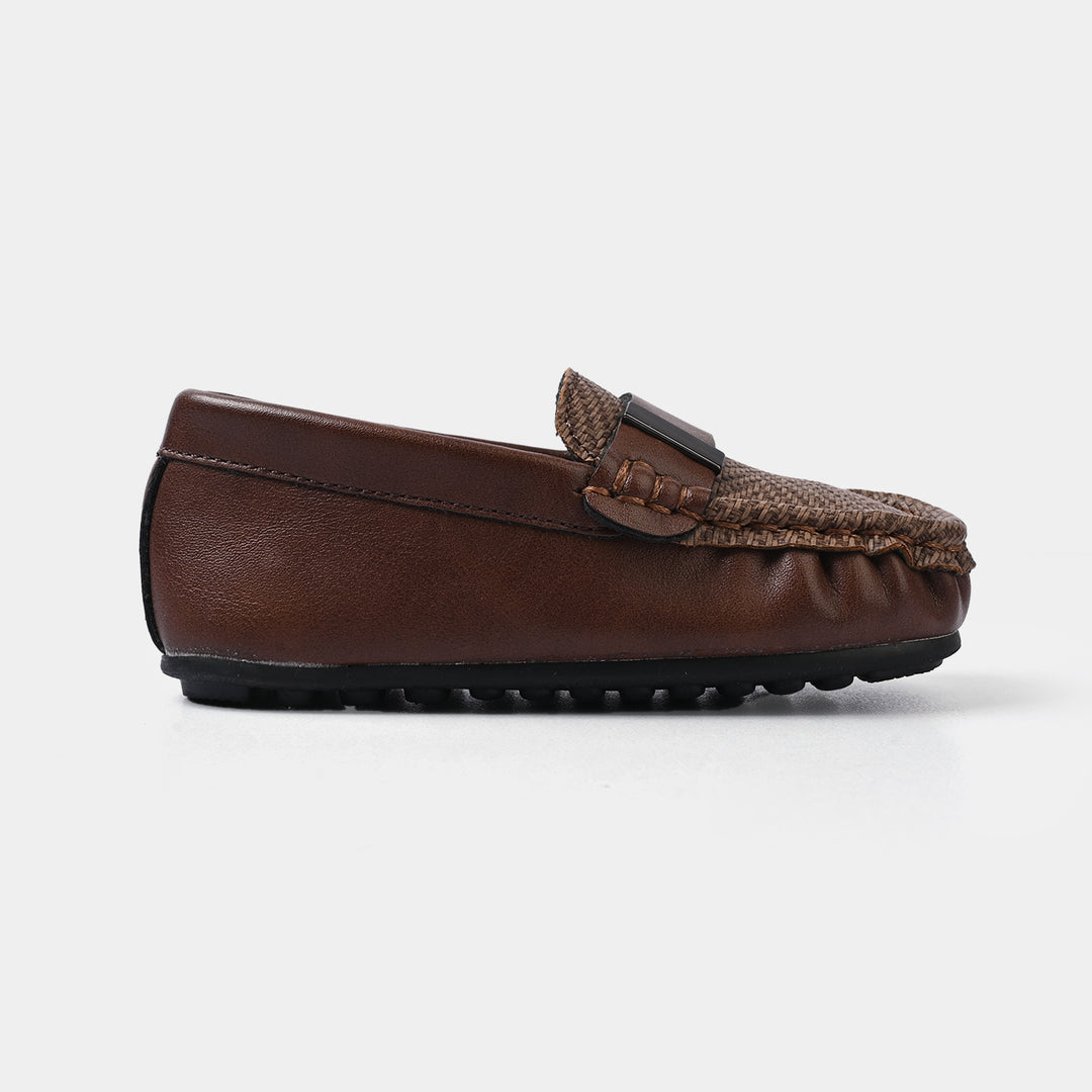 Boys Loafer H502-L20-BROWN
