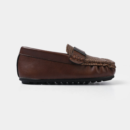 Boys Loafer H502-L20-BROWN