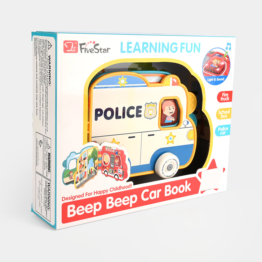 Beep Beep Car Book with Light & Music