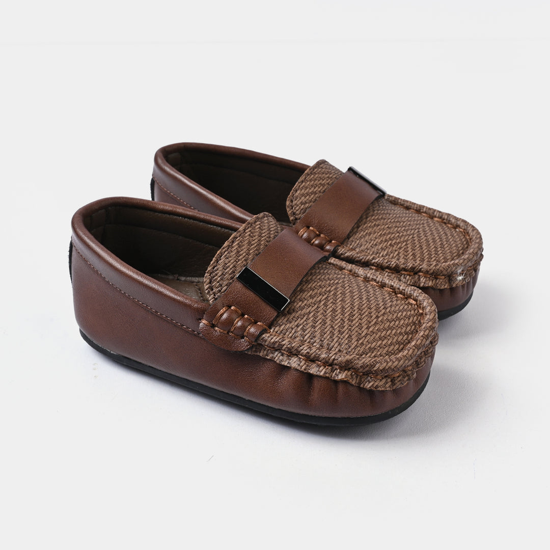 Boys Loafer H502-L20-BROWN