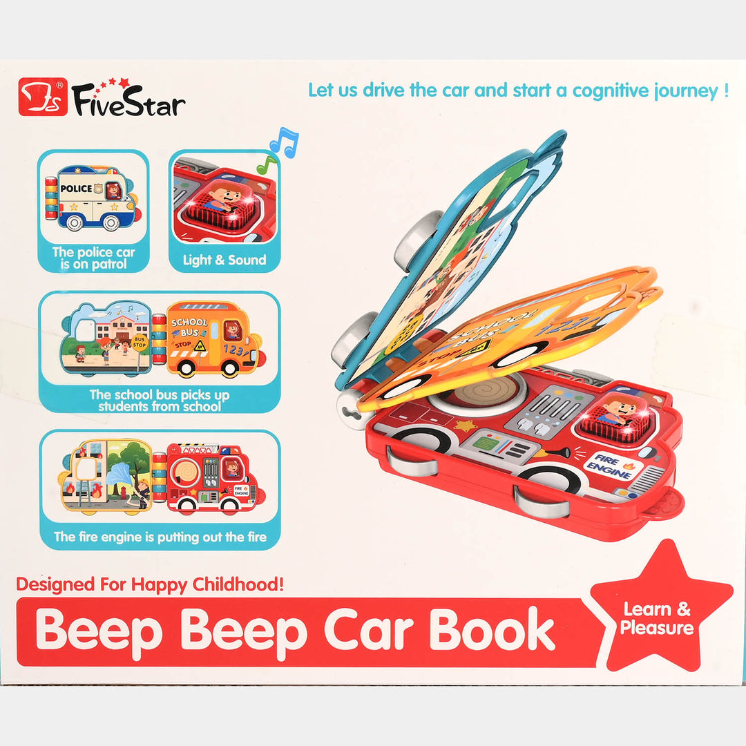 Beep Beep Car Book with Light & Music