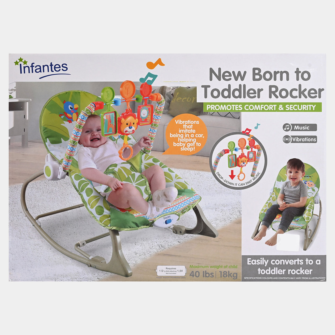 Newborn to Toddler Rocker