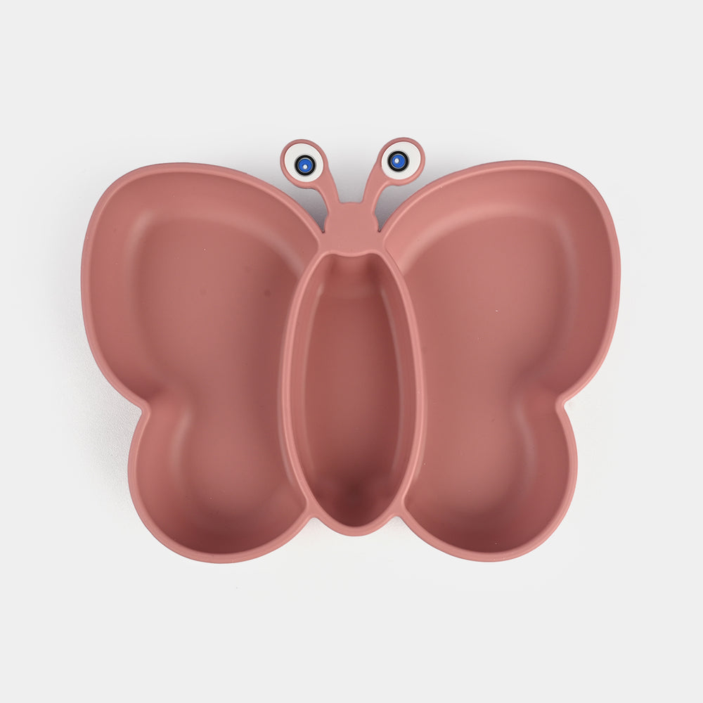 Baby Silicone Plate with Fork & Spoon Set