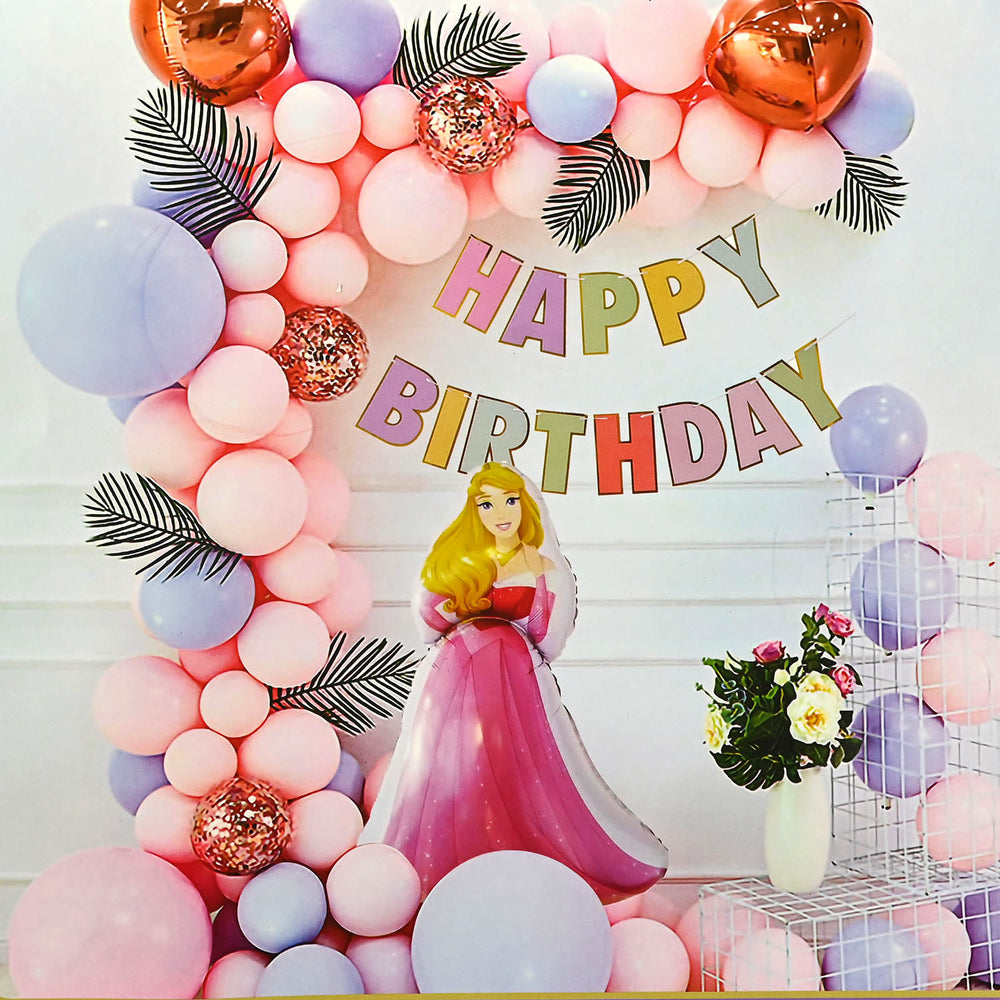 Character Theme Balloons HBD Party Decorations