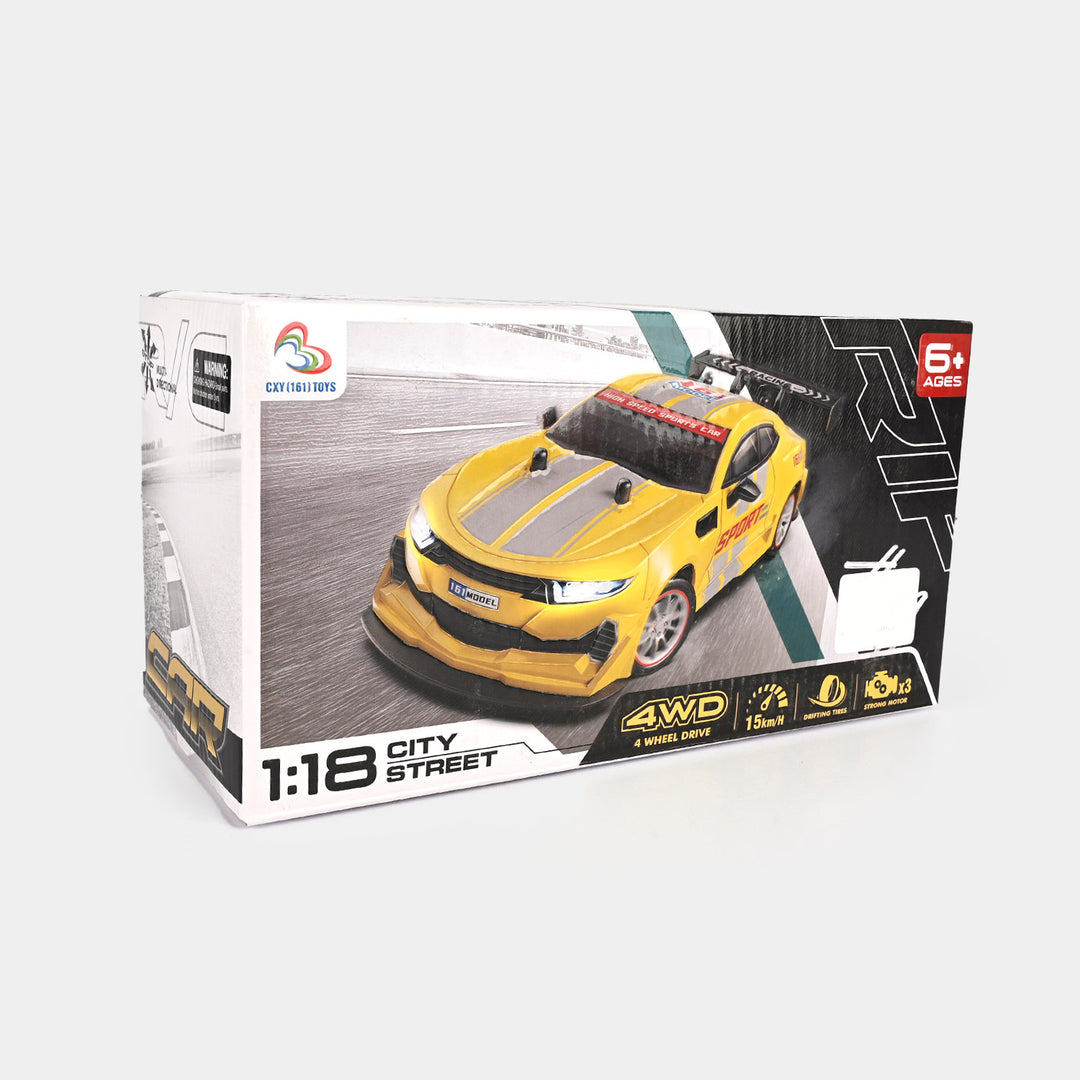 Remote Control Racing Car with Lights & Spray Function