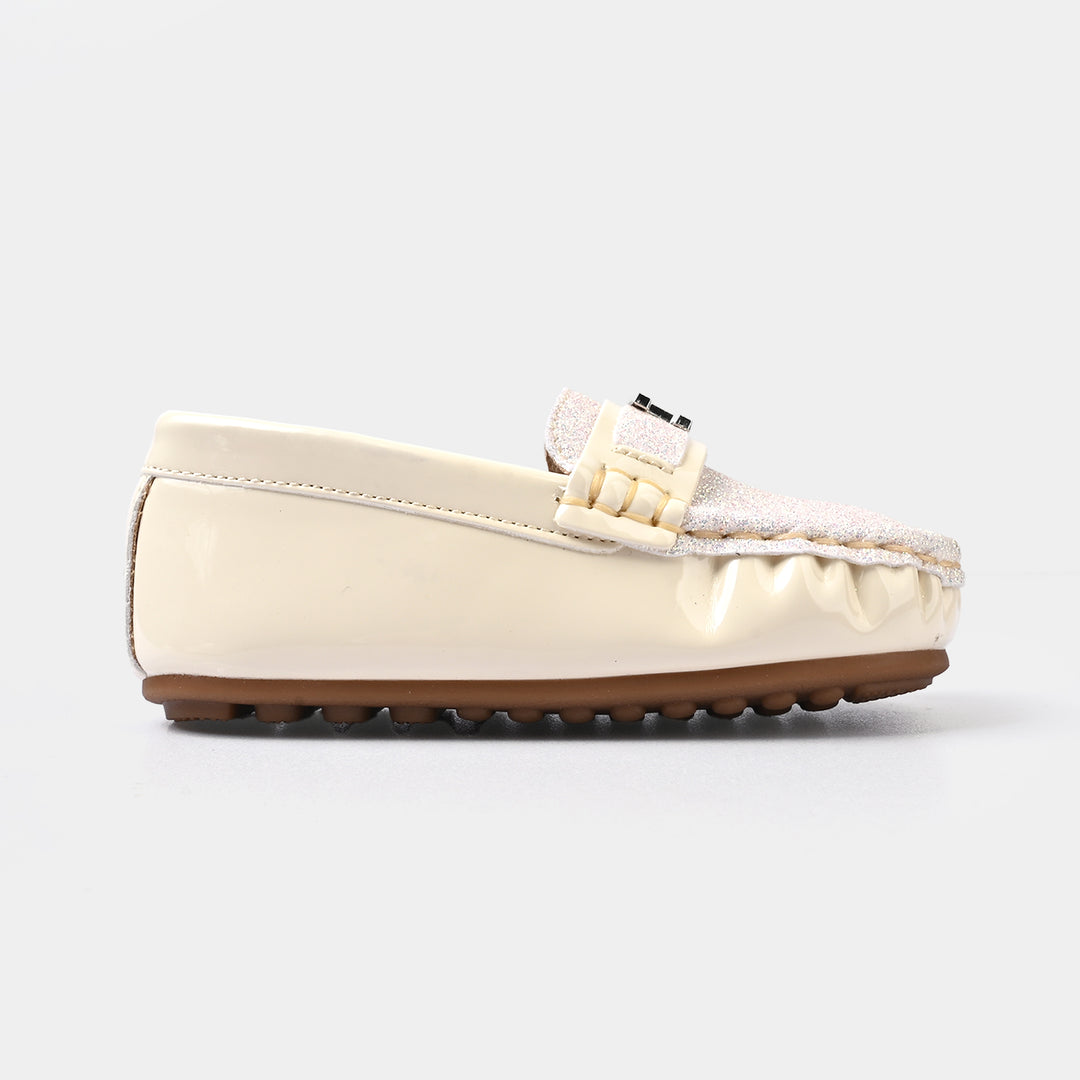 Girls Loafer H502-L17-BEIGE