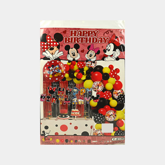 Character Theme Balloons HBD Party Decorations