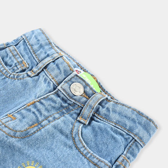 Infant Boys Denim rigid Short Fly Away-Ice Blue