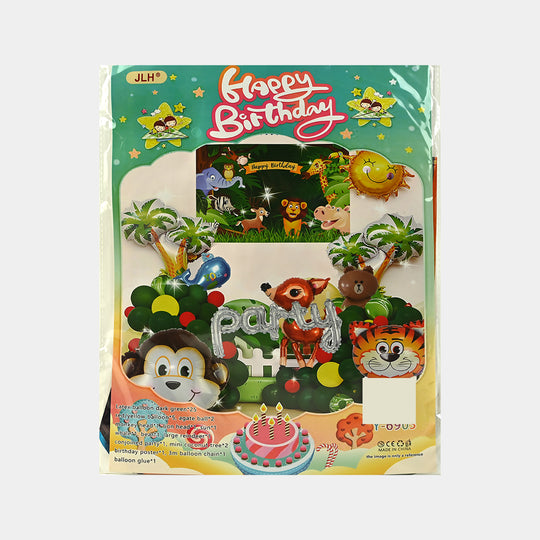 Character Theme Balloons HBD Party Decorations
