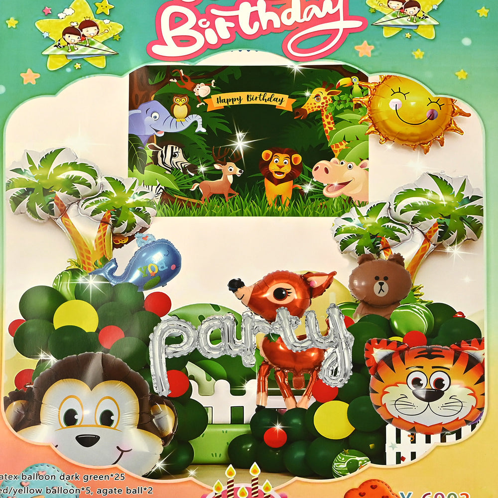 Character Theme Balloons HBD Party Decorations