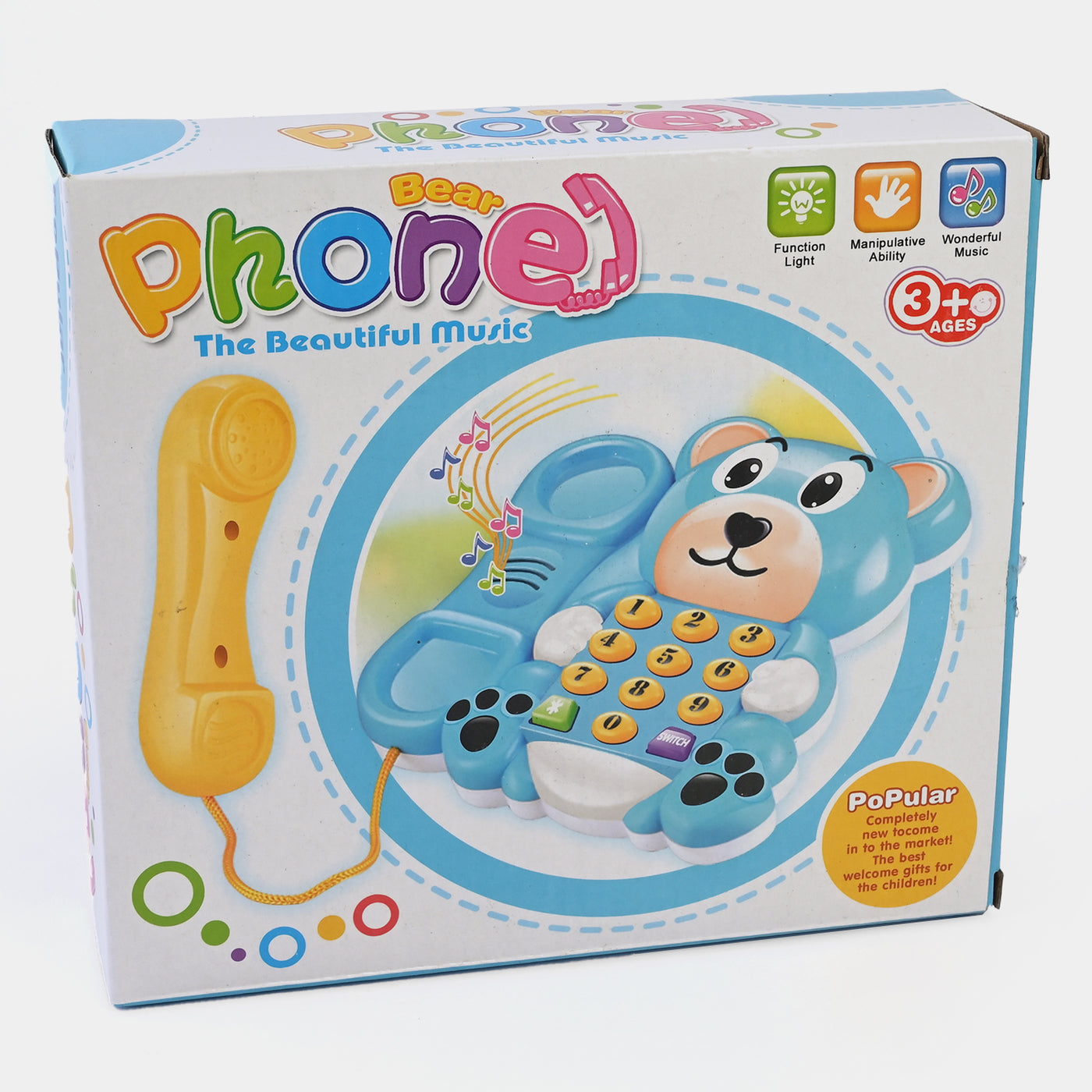 Electric Telephone Musical Toy For Kids