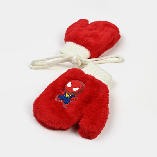 Kids Winter Warm Gloves With Light