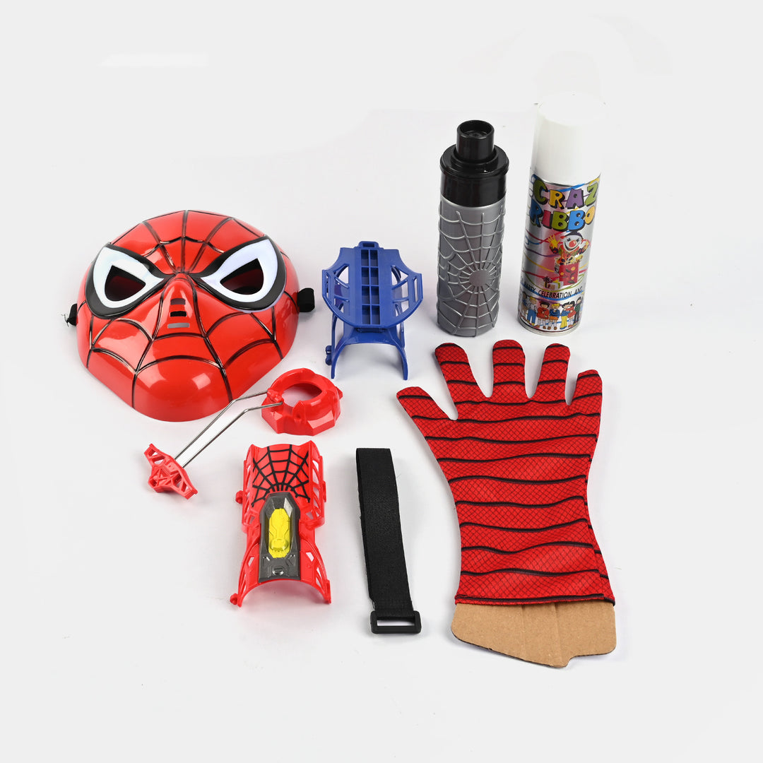 Action Hero Water Spray Spider Play Set For Kids