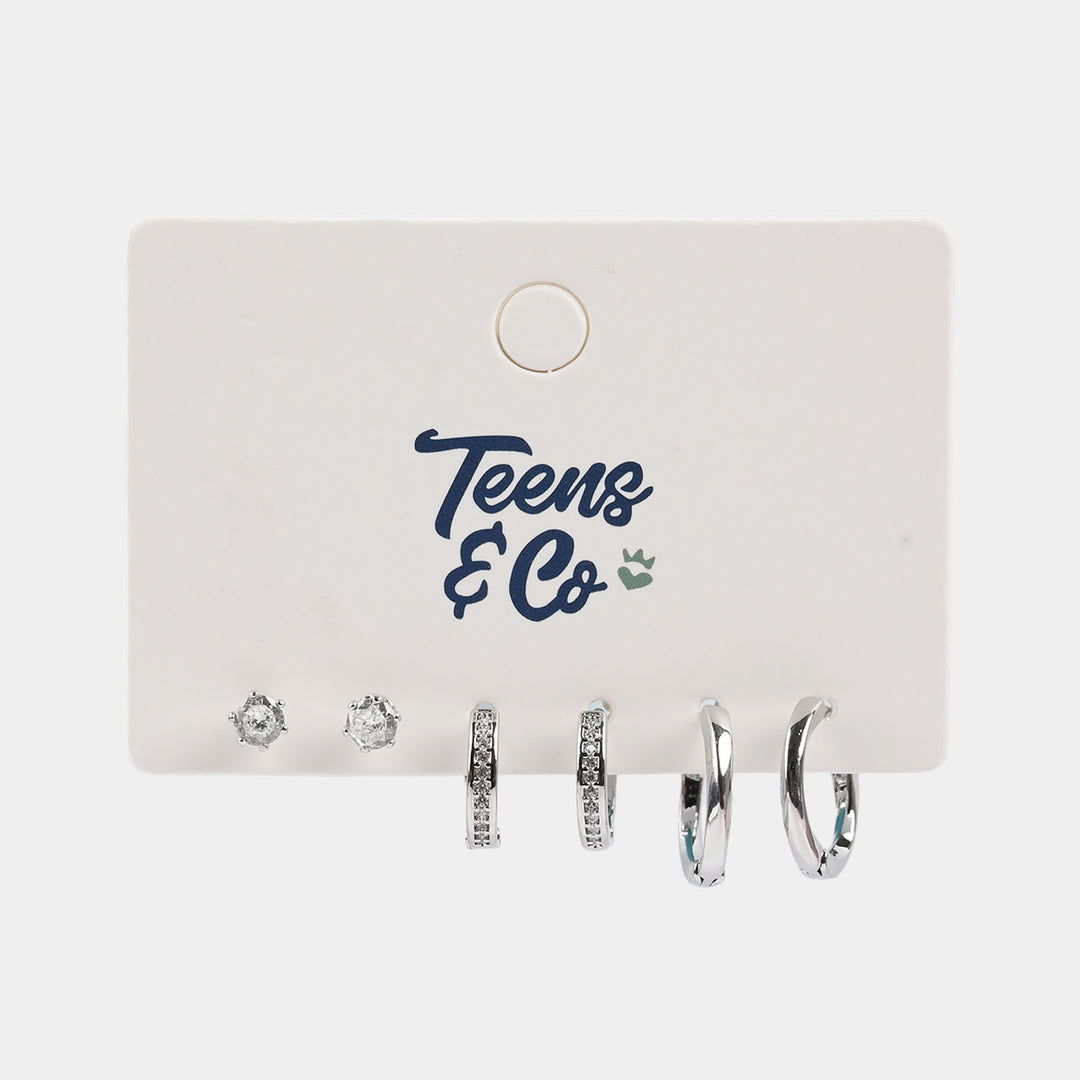 Earrings – 3 Pairs Set | Stylish, Lightweight & Everyday Wear