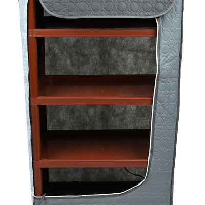 Folding Cottage Wardrobe | GRAY