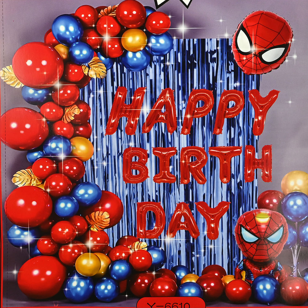Character Theme Balloons HBD Party Decorations