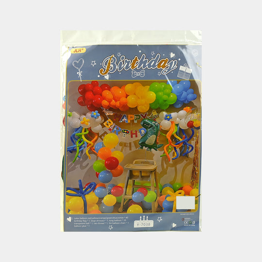 Character Theme Balloons HBD Party Decorations