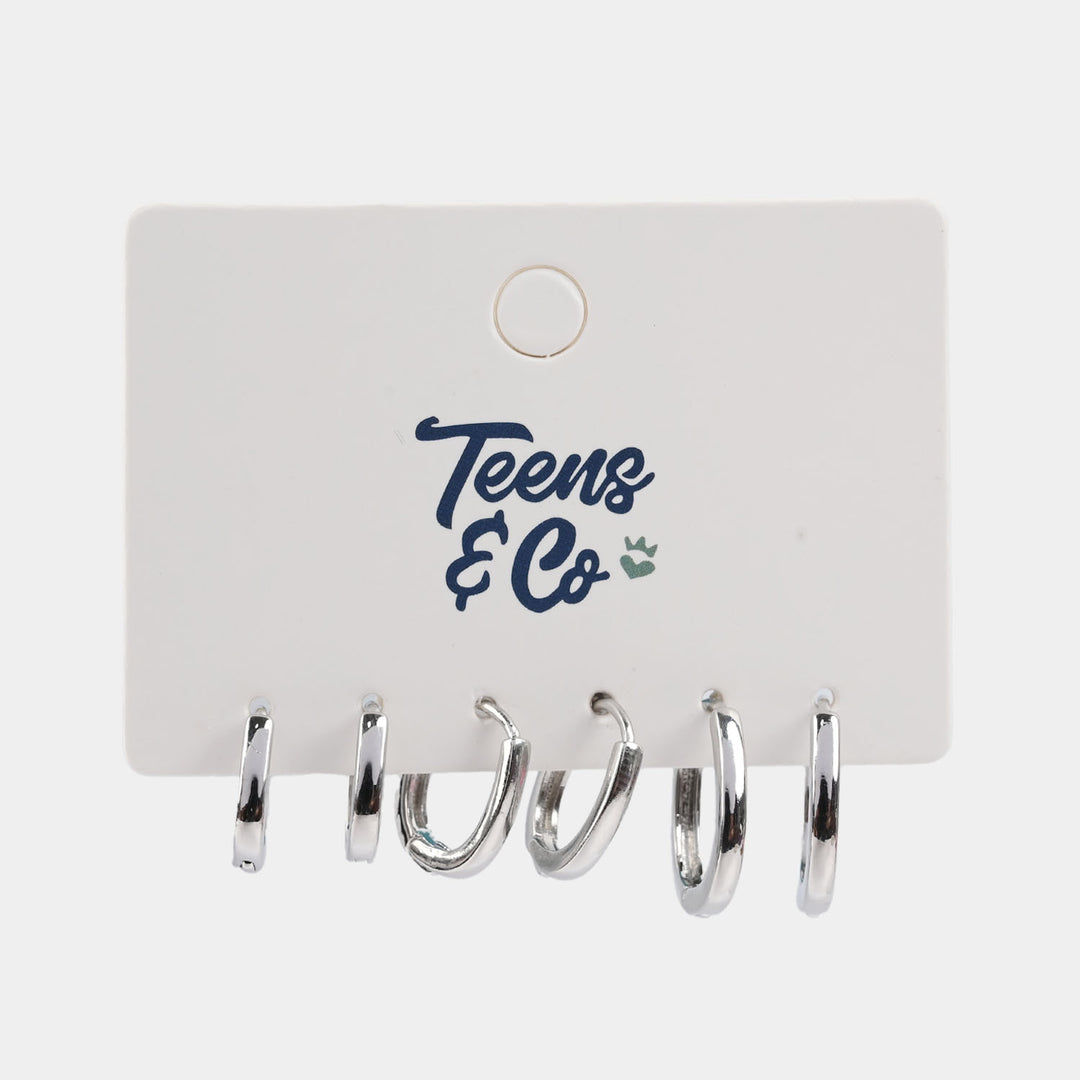 Earrings – 3 Pairs Set | Stylish, Lightweight & Everyday Wear