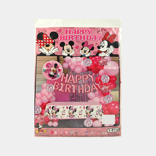 Character Theme Balloons HBD Party Decorations