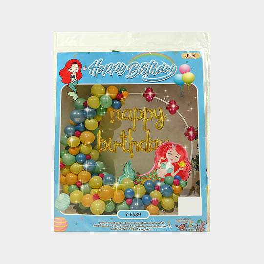 Character Theme Balloons HBD Party Decorations