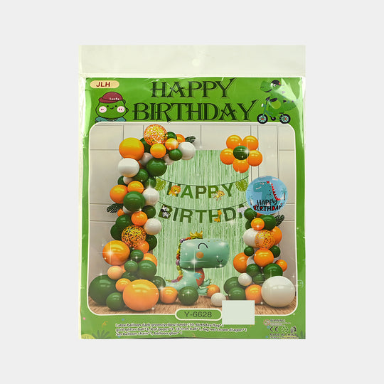 Character Theme Balloons HBD Party Decorations