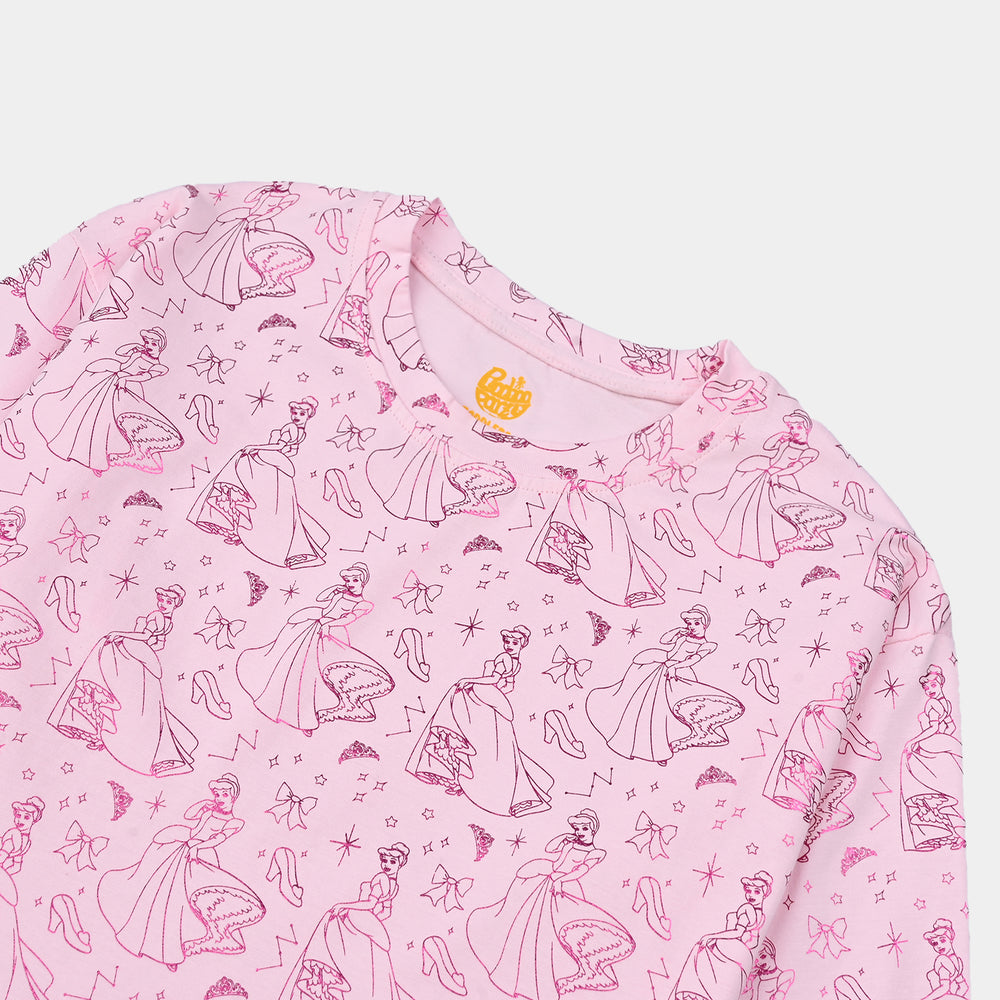 Girls Lycra Jersey T-Shirt F/S- Candy Pink
