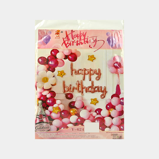 Character Theme Balloons HBD Party Decorations