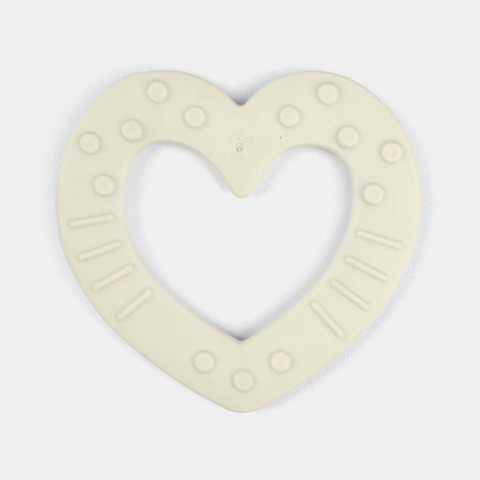 Mum Love Baby Teether Heart Design