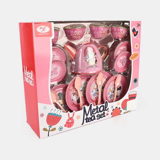 Kids Metal Tea Set Play Kit