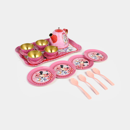Kids Metal Tea Set Play Kit