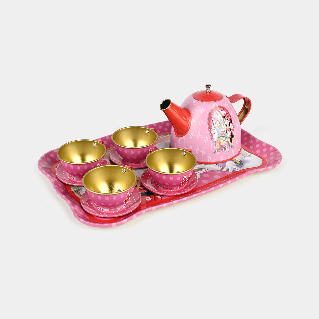 Kids Metal Tea Set Play Kit