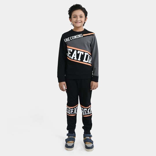 Boys 2 Piece Suit Great Days-BLACK