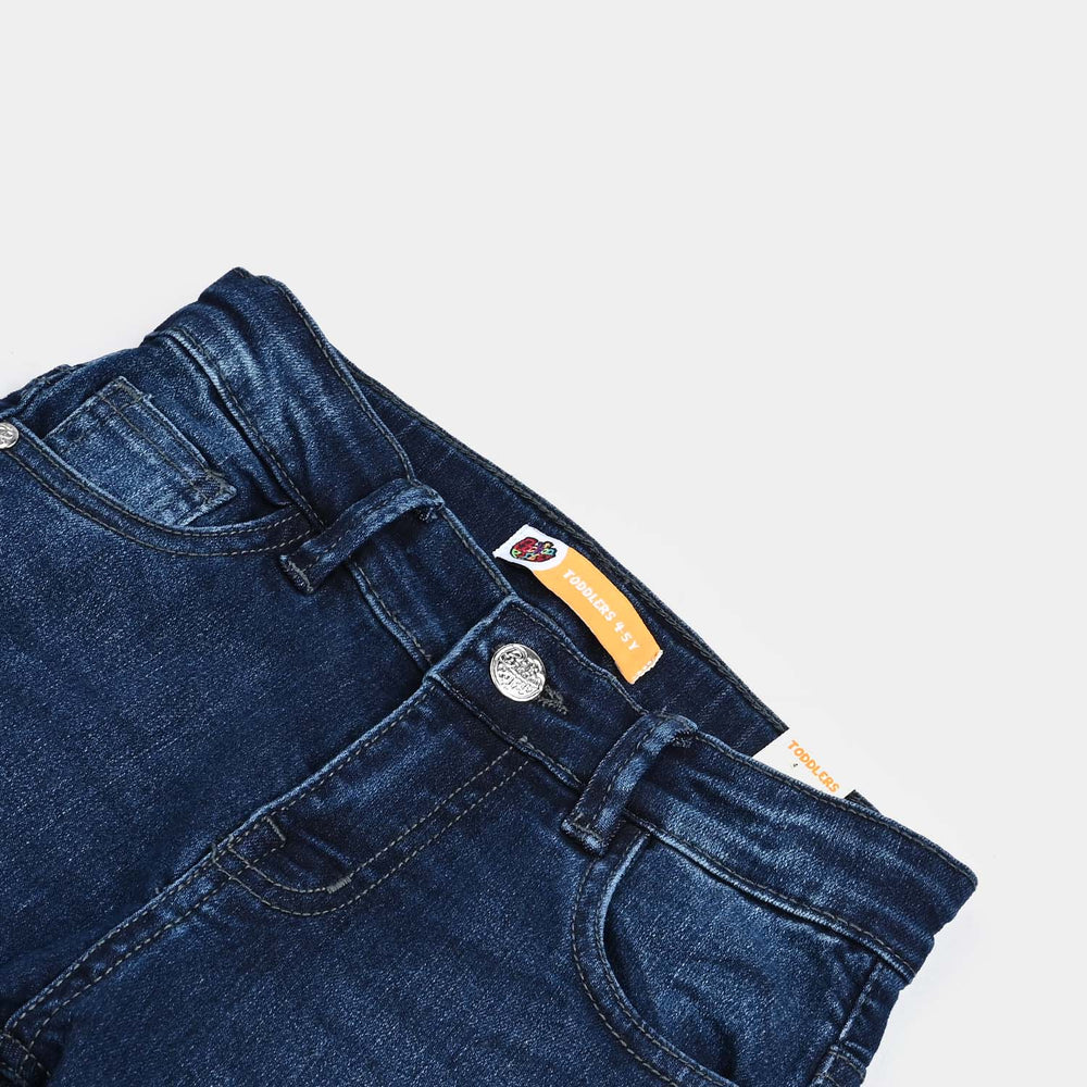 Boys Denim Stretch Pant Basic - DARK BLUE