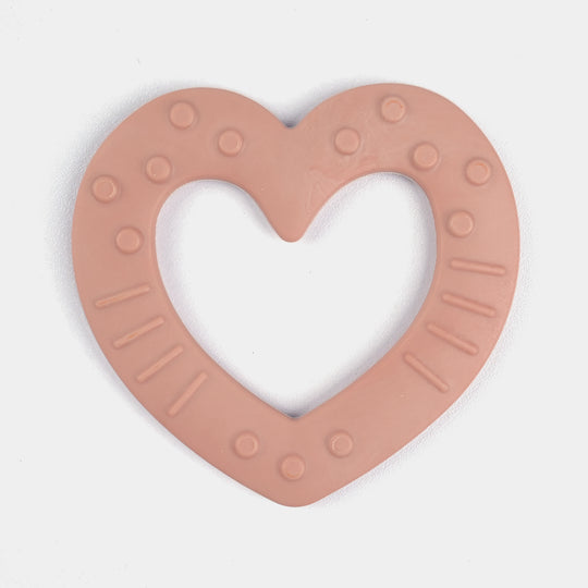 Mum Love Baby Teether Heart Design