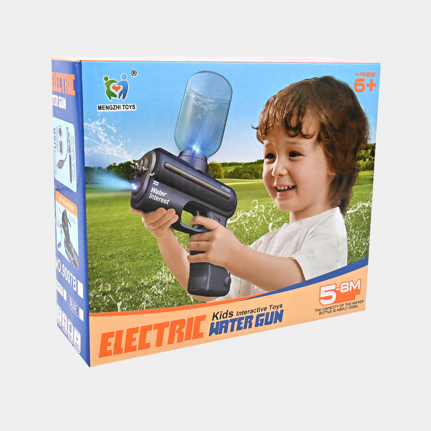 Water Target Blaster With Light For Kids