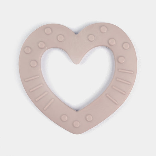 Mum Love Baby Teether Heart Design