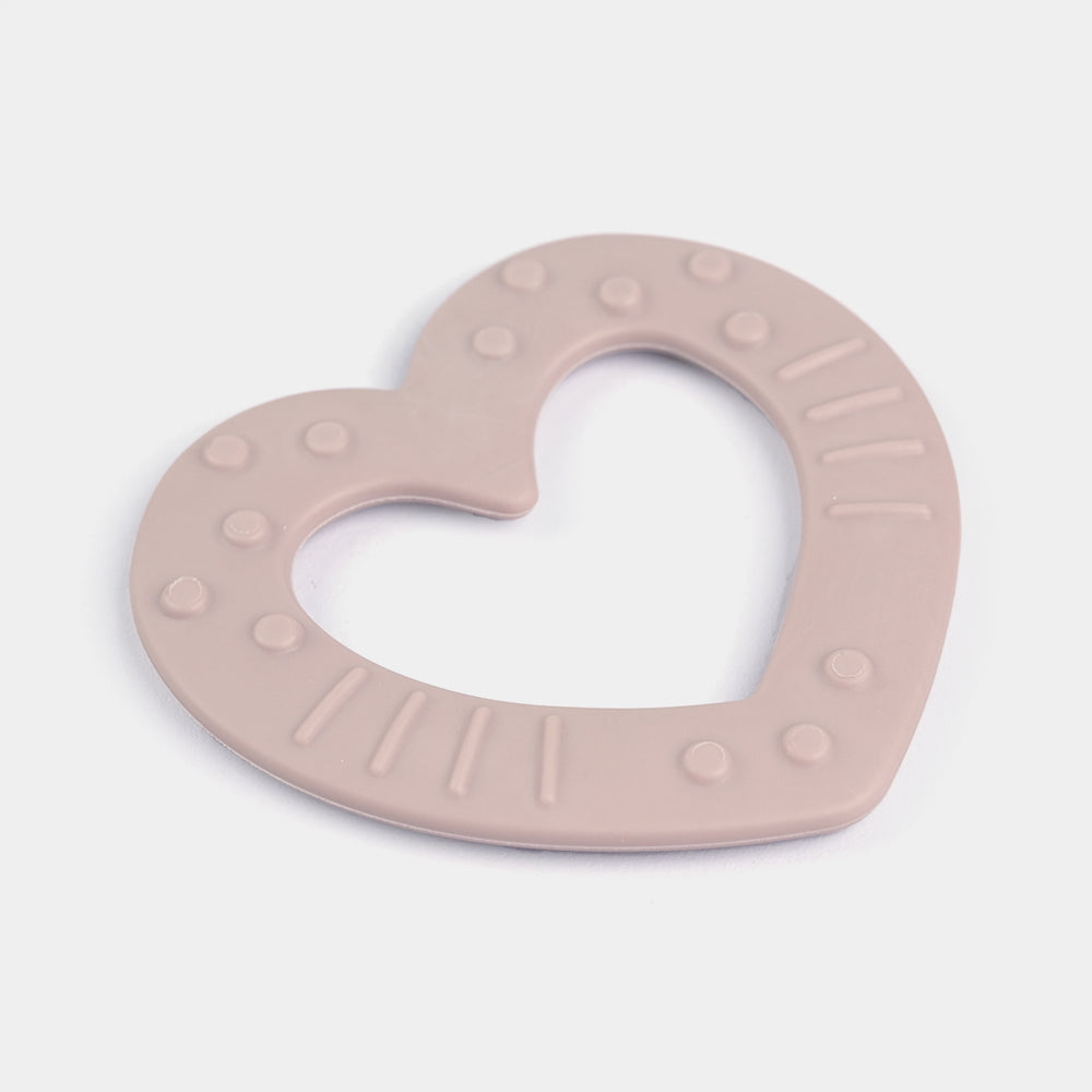 Mum Love Baby Teether Heart Design