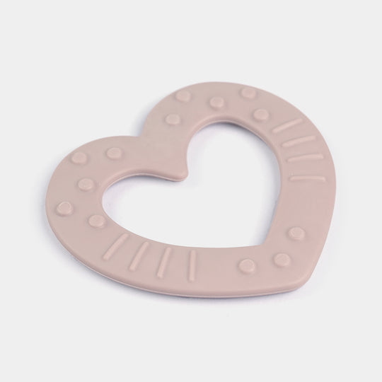 Mum Love Baby Teether Heart Design