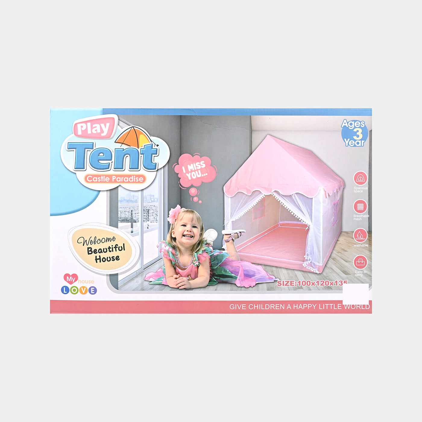 Fantasy Castle Tent Playhouse